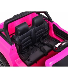 Voiture électrique 2 places 12V Toyota Hilux Rose - Pack Luxe