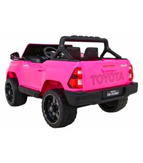 Voiture électrique 2 places 12V Toyota Hilux Rose - Pack Luxe