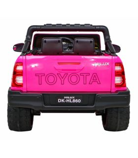 Voiture électrique 2 places 12V Toyota Hilux Rose - Pack Luxe