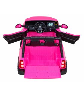 Voiture électrique 2 places 12V Toyota Hilux Rose - Pack Luxe