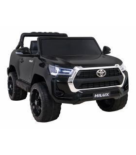 Voiture électrique 2 places 12V Toyota Hilux Noire - Pack Luxe