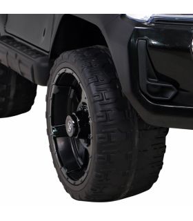 Voiture électrique 2 places 12V Toyota Hilux Noire - Pack Luxe