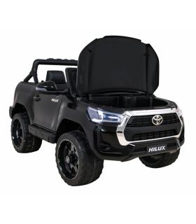 Voiture électrique 2 places 12V Toyota Hilux Noire - Pack Luxe