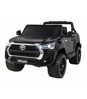Voiture électrique 2 places 12V Toyota Hilux Noire - Pack Luxe