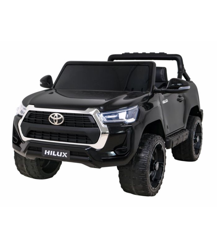 Voiture électrique 2 places 12V Toyota Hilux Noire - Pack Luxe