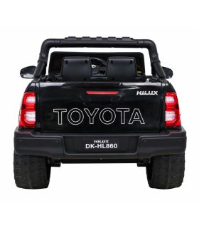 Voiture électrique 2 places 12V Toyota Hilux Noire - Pack Luxe