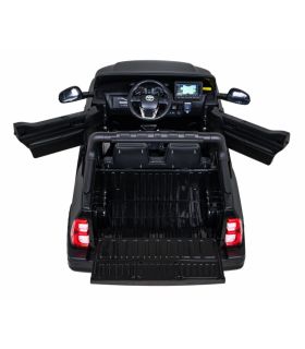Voiture électrique 2 places 12V Toyota Hilux Noire - Pack Luxe