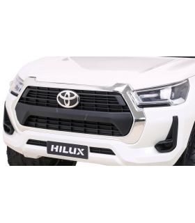 Voiture électrique 2 places 12V Toyota Hilux Blanche - Pack Luxe
