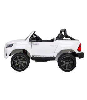 Voiture électrique 2 places 12V Toyota Hilux Blanche - Pack Luxe