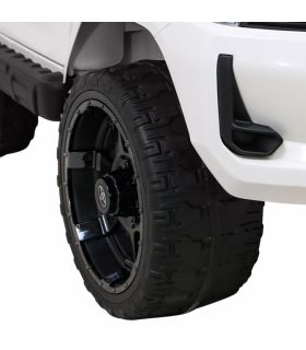 Voiture électrique 2 places 12V Toyota Hilux Blanche - Pack Luxe