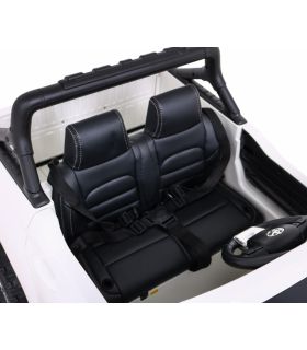 Voiture électrique 2 places 12V Toyota Hilux Blanche - Pack Luxe