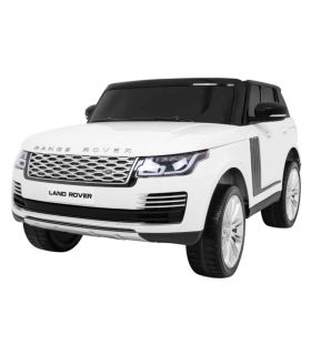 Voiture électrique 2 places 2 x 12V Range Rover Blanc - Pack Luxe