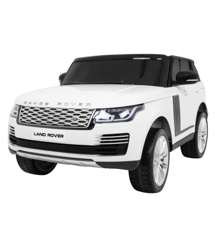 Voiture électrique 2 places 2 x 12V Range Rover Blanc - Pack Luxe