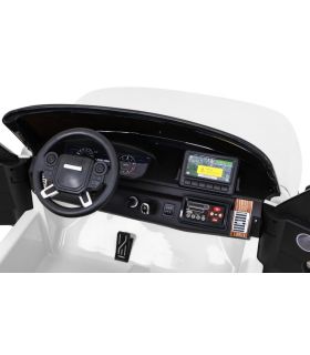 Voiture électrique 2 places 2 x 12V Range Rover Blanc - Pack Luxe