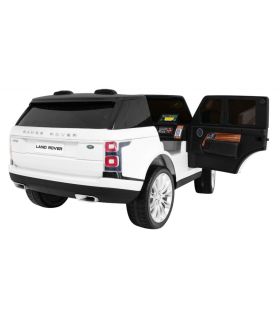 Voiture électrique 2 places 2 x 12V Range Rover Blanc - Pack Luxe
