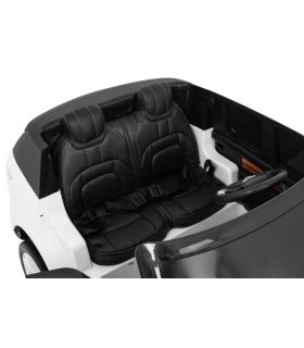Voiture électrique 2 places 2 x 12V Range Rover Blanc - Pack Luxe
