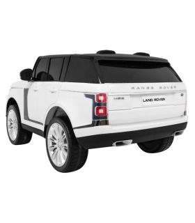 Voiture électrique 2 places 2 x 12V Range Rover Blanc - Pack Luxe