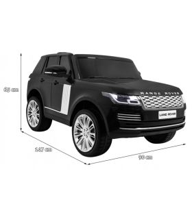 Voiture électrique 2 places 2 x 12V Range Rover Noir - Pack Luxe
