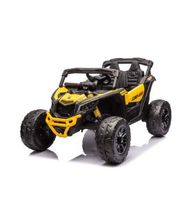 Buggy électrique 24V Maverick Jaune - Pack Luxe