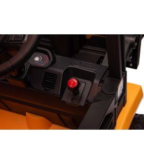 Chariot élévateur électrique 12V JCB Jaune