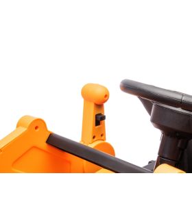 Tracteur excavateur électrique 12V JCB Jaune