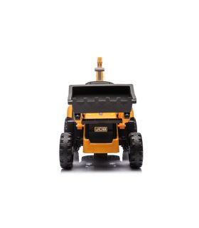 Tracteur excavateur électrique 12V JCB Jaune