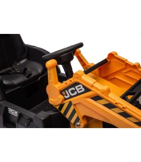 Tracteur excavateur électrique 12V JCB Jaune