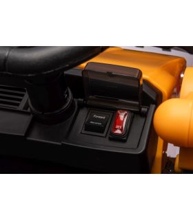 Tracteur excavateur électrique 12V JCB Jaune