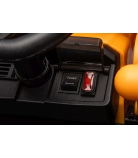 Tracteur excavateur électrique 12V JCB Jaune