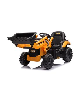 Tracteur excavateur II électrique 12V JCB Jaune
