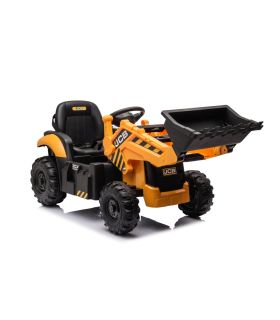 Tracteur excavateur II électrique 12V JCB Jaune
