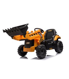 Tracteur excavateur II électrique 12V JCB Jaune