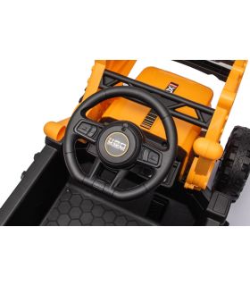 Tracteur excavateur II électrique 12V JCB Jaune