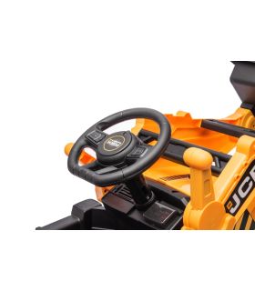 Tracteur excavateur II électrique 12V JCB Jaune