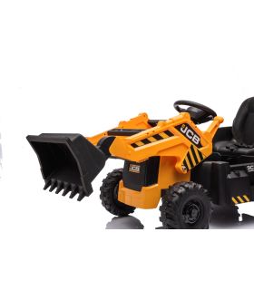 Tracteur excavateur II électrique 12V JCB Jaune