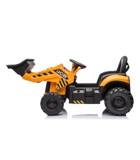 Tracteur excavateur II électrique 12V JCB Jaune