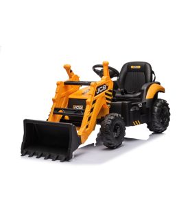 Tracteur excavateur II électrique 12V JCB Jaune