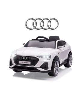 Voiture électrique 12V Audi E-Tron Sportback Blanche- Pack Evo