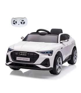 Voiture électrique 12V Audi E-Tron Sportback Blanche- Pack Evo