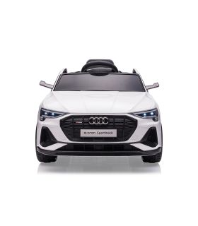 Voiture électrique 12V Audi E-Tron Sportback Blanche- Pack Evo