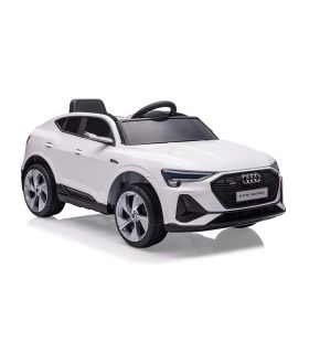Voiture électrique 12V Audi E-Tron Sportback Blanche- Pack Evo