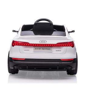 Voiture électrique 12V Audi E-Tron Sportback Blanche- Pack Evo