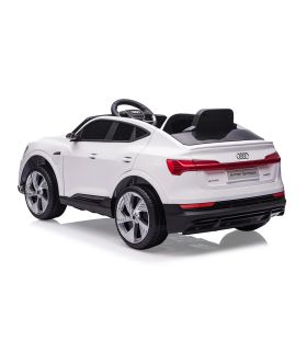 Voiture électrique 12V Audi E-Tron Sportback Blanche- Pack Evo