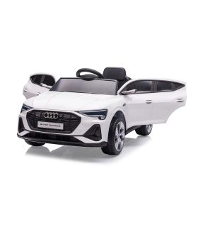 Voiture électrique 12V Audi E-Tron Sportback Blanche- Pack Evo