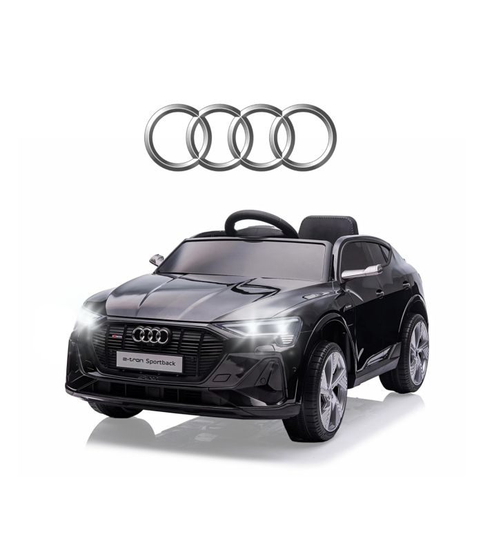 Voiture électrique 12V Audi E-Tron Sportback Noire - Pack Evo