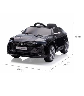 Voiture électrique 12V Audi E-Tron Sportback Noire - Pack Evo