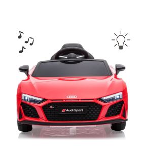 Voiture électrique 12v AudiR8 Spyder Rouge - Pack Luxe