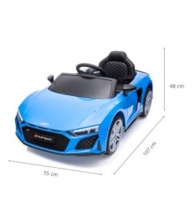 Voiture électrique 12v AudiR8 Spyder Bleu - Pack Luxe