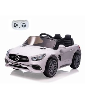 Voiture électrique 12V Mercedes SL65 Blanche - Pack Luxe