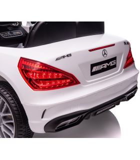Voiture électrique 12V Mercedes SL65 Blanche - Pack Luxe